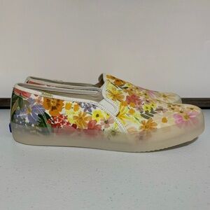 Keds x Rifle Paper Co. Double Decker Marguerite Slip-On Sneakers-Size 11 NWOT